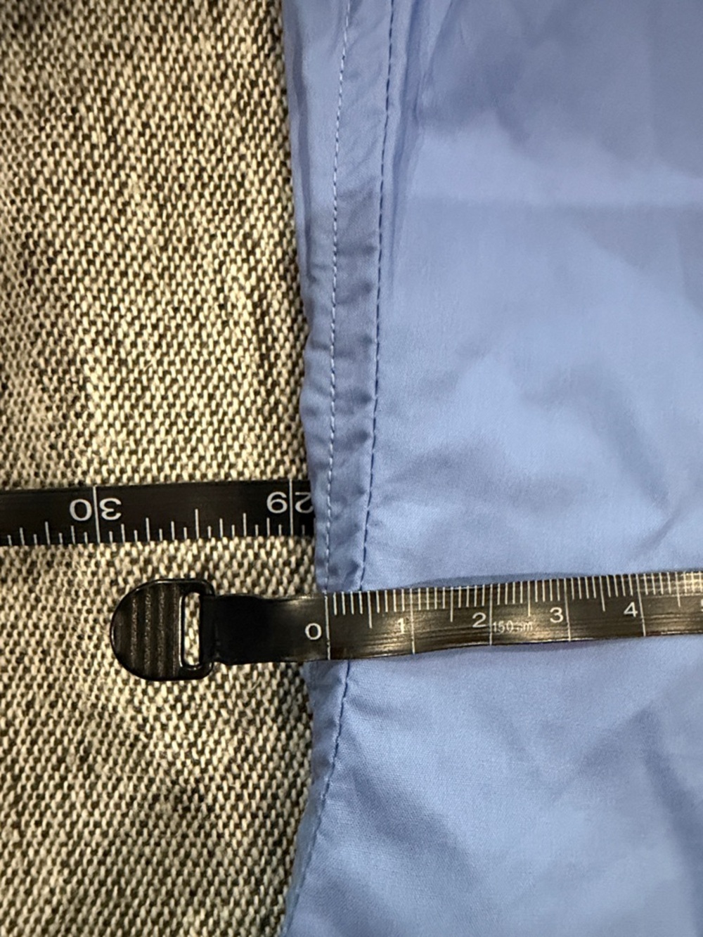 NWT - Effie Kats - Kalisha Shirt | Light Blue Twist-Waist Cotton Shirt - Women - Picture 8 of 8